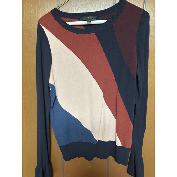 Ann Taylor Women’s Colorblocked Sweater size M - Picture 1 of 4